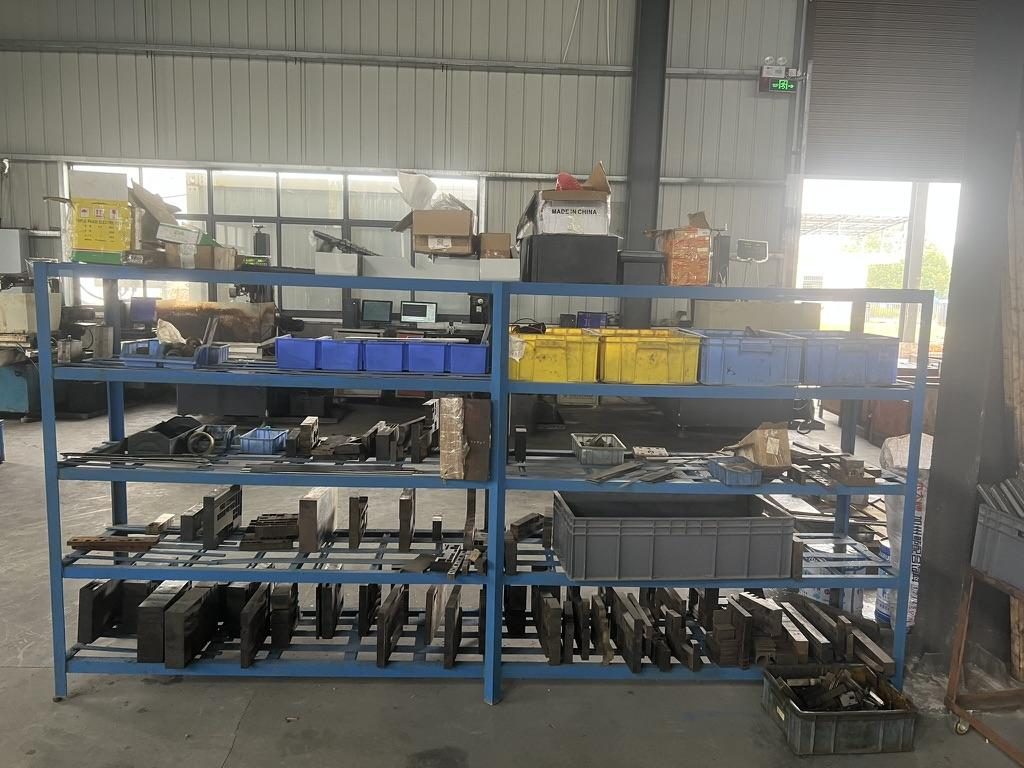 One die set per customer rail design, kept for repeat orders