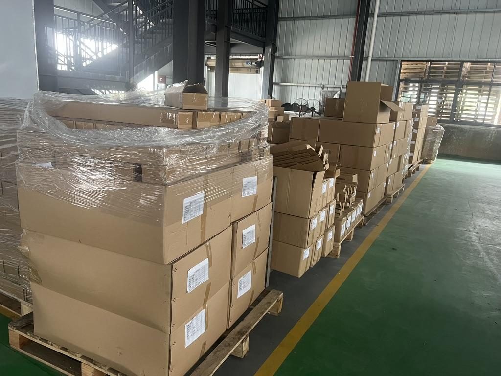 Export cartons of server rail kits ready to ship